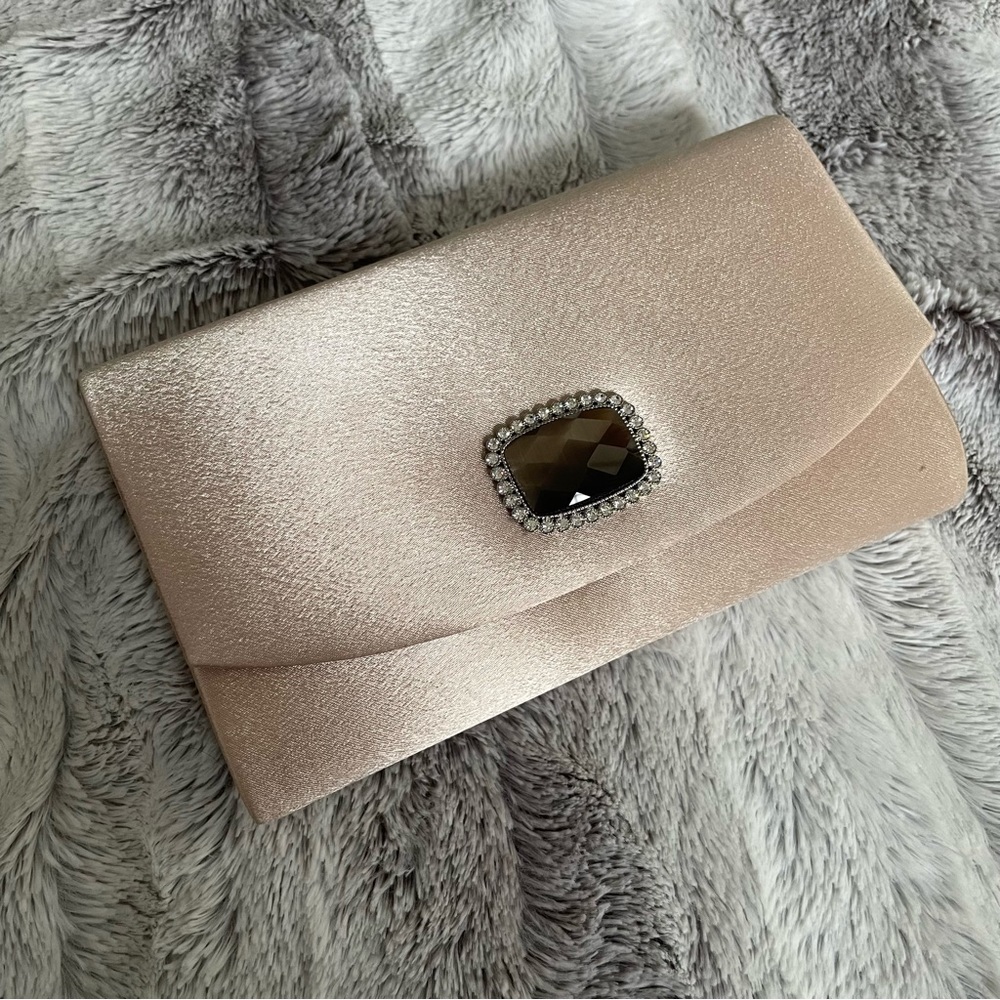 Preston & York | Champaign clutch purse